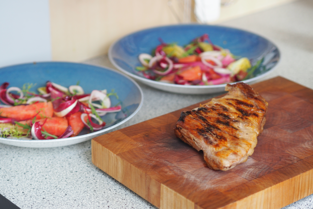 Secreto mit Wassermelonensalat (4)