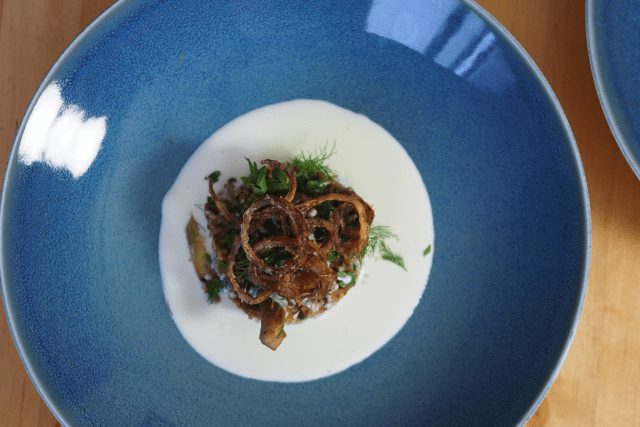 Lauwarmer Linsensalat mit Pilzen (8)