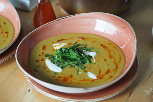 Rote-Linsen-Suppe mit Chiliöl (6)