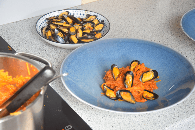 Butternusskürbis mit Miesmuscheln (5)