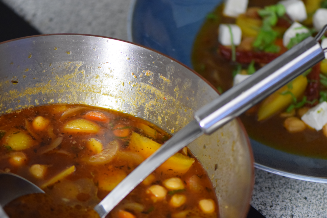 Kichererbsen mit Schafkäse (3)