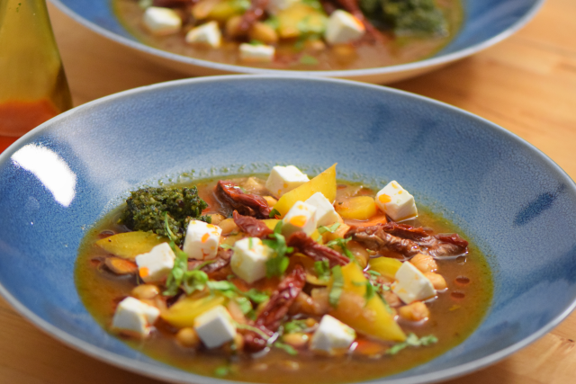 Kichererbsen mit Schafkäse (5)