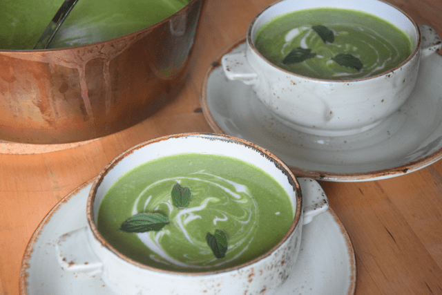 Minze-Erbsensuppe (3)