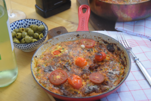 Sofrito-Eierspeise mit Guancale (2)