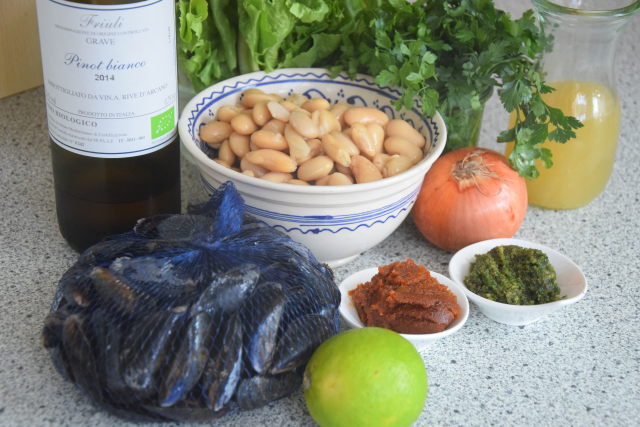 Weiße Bohnen mediterrane Art (1)