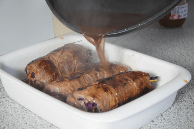 Hirschkrautrouladen mit Vollkornknödel (4)