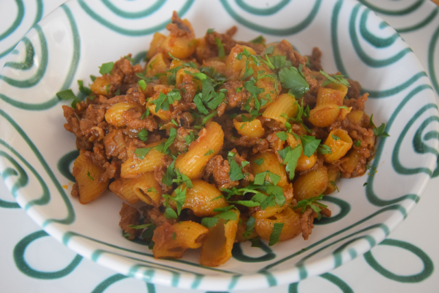 Linsen-Hörnchen mit Faschiertem (2)