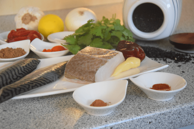 Makrele in Chraimeh-Sauce (1)