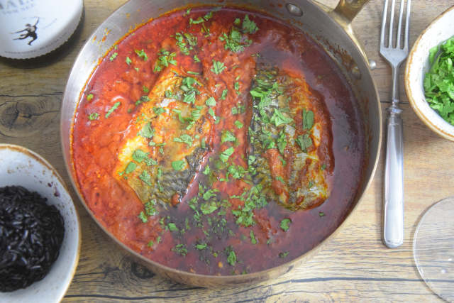 Makrele in Chraimeh-Sauce (3)