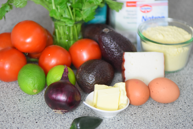Maiswaffeln mit Guacamole (1)