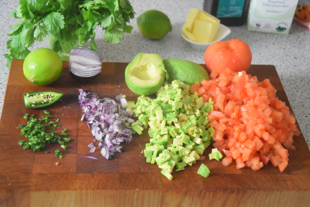 Maiswaffeln mit Guacamole (2)