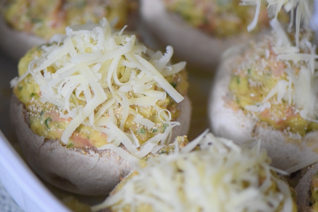 Gefüllte Champignons mit Steak (3)