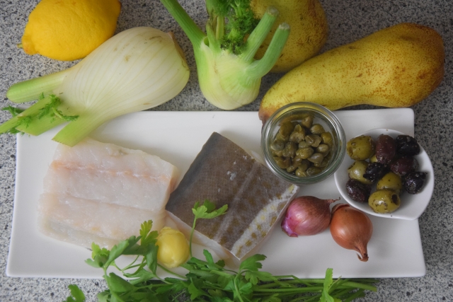 Skrei mit Fenchel und Birne (1)