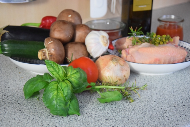 Hähnchen mit Ratatouille (2)