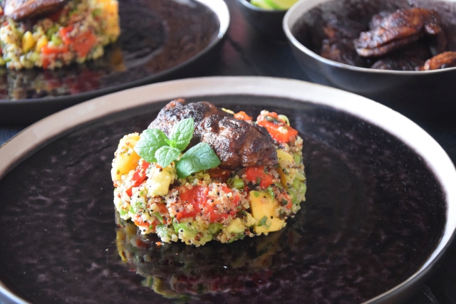 Quinoa-Gemüsepfanne mit Hendl (5)