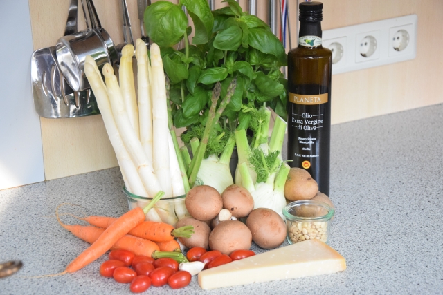 Wurzelgemüse mit Pesto (1)