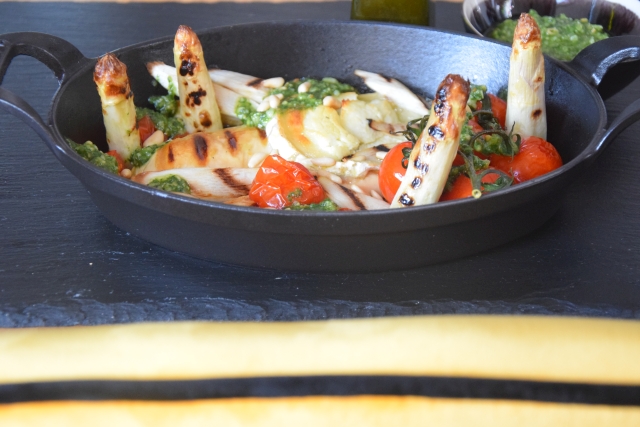 Huhn und Spargel gegrillt (3)