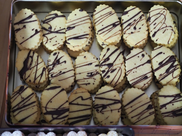 Mürbekeks mit Pariser Creme