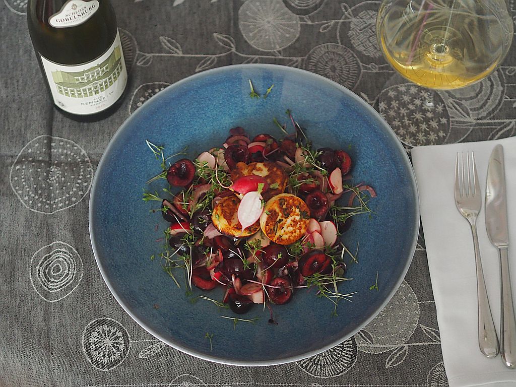 Ziegenkäse mit Kirschen – Küchenereignisse Ziegenkäse mit Kirschen – Küchenereignisse