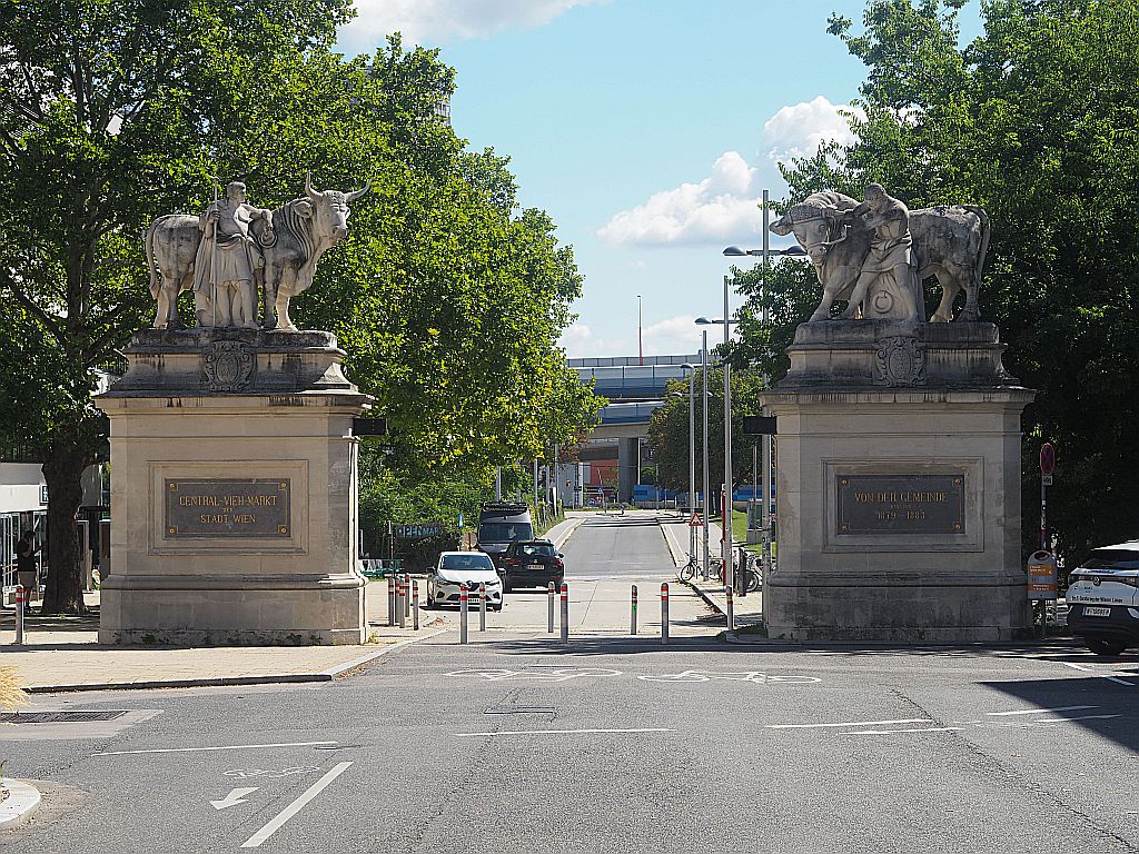 Das Tor an der Viehmarktlinie von St. Marx Wien