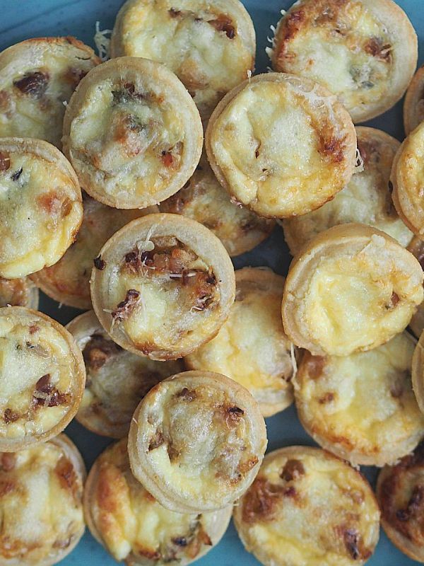 Mini-Quiche mit Apfel und&nbsp;Speck