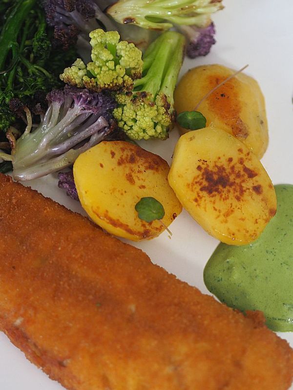 Gebackener Fisch mit Frankfurter&nbsp;Soße