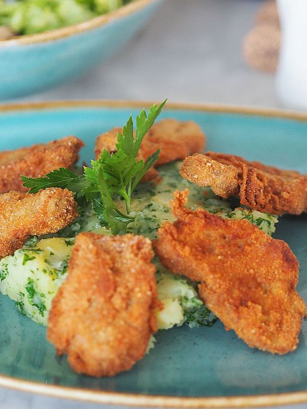 Vegane Schnitzeln auf Wiener&nbsp;Art