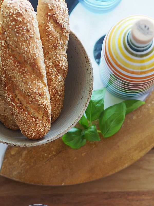 Entspannter Ziegenkäse-Oliven-Salat